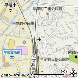 長崎県佐世保市早苗町142周辺の地図