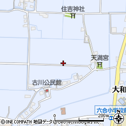 福岡県柳川市大和町六合1183周辺の地図