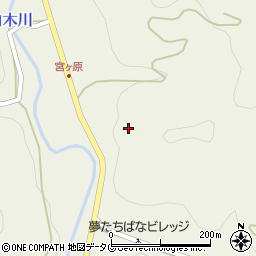 福岡県八女市立花町白木3319周辺の地図