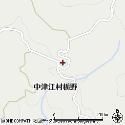 大分県日田市中津江村栃野618周辺の地図