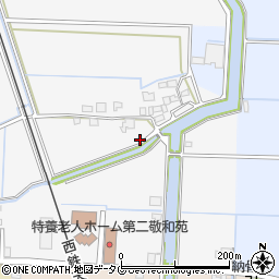 福岡県柳川市大和町塩塚36-4周辺の地図