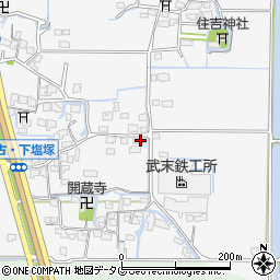 福岡県柳川市大和町塩塚1092周辺の地図