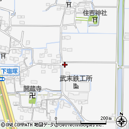 福岡県柳川市大和町塩塚1004周辺の地図