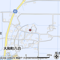 福岡県柳川市大和町六合1505周辺の地図