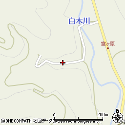 福岡県八女市立花町白木5398周辺の地図