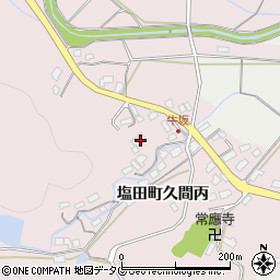 佐賀県嬉野市塩田町大字久間牛坂461-1周辺の地図