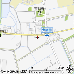 福岡県みやま市瀬高町大廣園1332周辺の地図