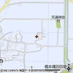 福岡県柳川市大和町六合1484周辺の地図