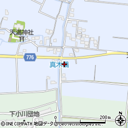 福岡県みやま市瀬高町大江1012周辺の地図