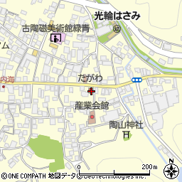 長崎県東彼杵郡波佐見町湯無田郷1223周辺の地図
