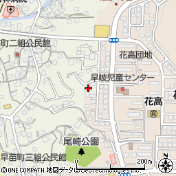 長崎県佐世保市早苗町281-29周辺の地図