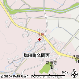 佐賀県嬉野市塩田町大字久間牛坂579周辺の地図