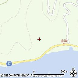 愛媛県宇和島市津島町北灘731周辺の地図