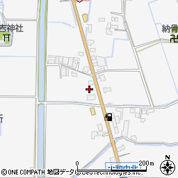福岡県柳川市大和町塩塚952周辺の地図