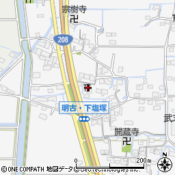 福岡県柳川市大和町塩塚1048周辺の地図