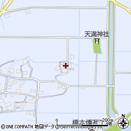福岡県柳川市大和町六合1480周辺の地図