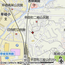 長崎県佐世保市早苗町146周辺の地図