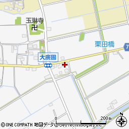福岡県みやま市瀬高町大廣園1368周辺の地図