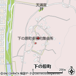 長崎県佐世保市下の原町周辺の地図