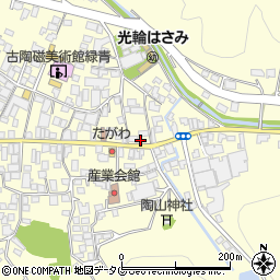 長崎県東彼杵郡波佐見町湯無田郷1184周辺の地図