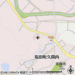 佐賀県嬉野市塩田町大字久間牛坂550-1周辺の地図
