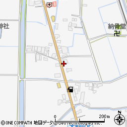 福岡県柳川市大和町塩塚718周辺の地図
