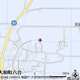 福岡県柳川市大和町六合1440周辺の地図