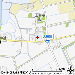 福岡県みやま市瀬高町大廣園1348周辺の地図