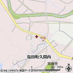 佐賀県嬉野市塩田町大字久間牛坂572-1周辺の地図