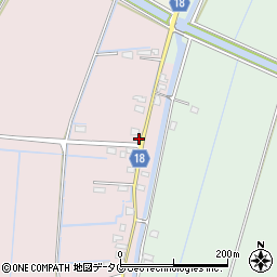 福岡県柳川市大浜町1379周辺の地図
