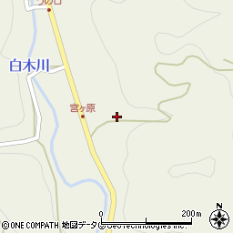 福岡県八女市立花町白木3291周辺の地図