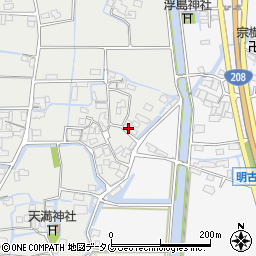 福岡県柳川市大和町明野231周辺の地図