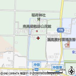 福岡県みやま市瀬高町高柳645周辺の地図