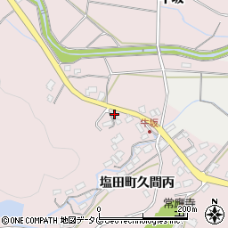 佐賀県嬉野市塩田町大字久間牛坂554-1周辺の地図