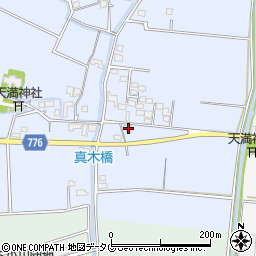 福岡県みやま市瀬高町大江1073周辺の地図