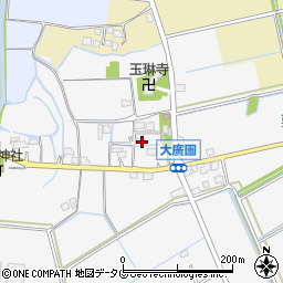 福岡県みやま市瀬高町大廣園1363周辺の地図