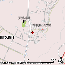佐賀県嬉野市塩田町大字久間丁周辺の地図