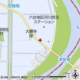 福岡県柳川市大和町六合1368周辺の地図