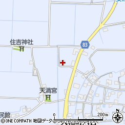 福岡県柳川市大和町六合1225周辺の地図