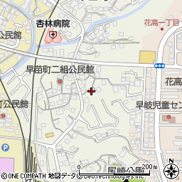 長崎県佐世保市早苗町287周辺の地図