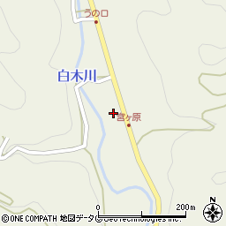 福岡県八女市立花町白木3272周辺の地図
