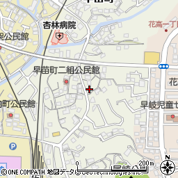 長崎県佐世保市早苗町192周辺の地図