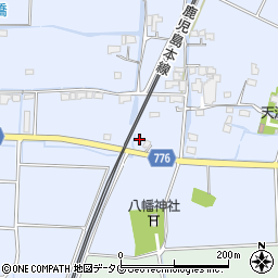 福岡県みやま市瀬高町大江874周辺の地図
