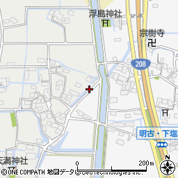 福岡県柳川市大和町明野3212周辺の地図