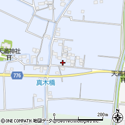 福岡県みやま市瀬高町大江1077周辺の地図