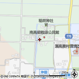 福岡県みやま市瀬高町高柳652周辺の地図