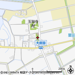 福岡県みやま市瀬高町大廣園1324周辺の地図