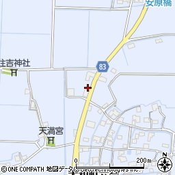 福岡県柳川市大和町六合1249周辺の地図
