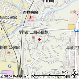 長崎県佐世保市早苗町193周辺の地図