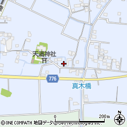 福岡県みやま市瀬高町大江1159周辺の地図